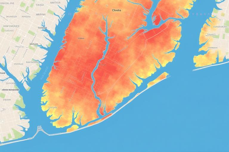 Heatmap of rental yields across waterfront districts